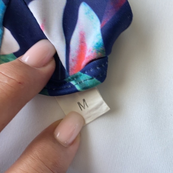 CUPSHE Tropical Floral Two Piece Bikini - Picture 7 of 8